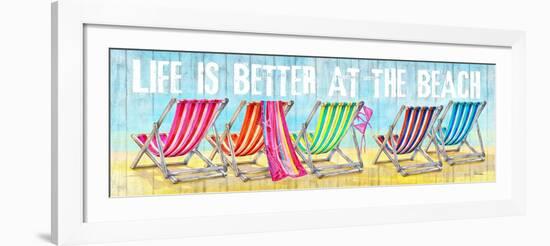 Better at the Beach-Michael Tarin-Framed Art Print