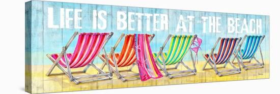 Better at the Beach-Michael Tarin-Stretched Canvas