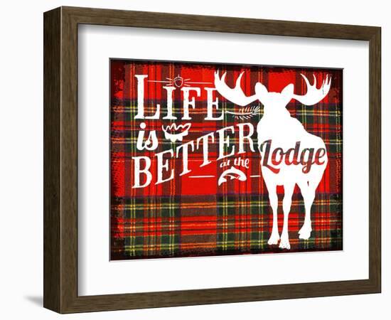 Better at the Lodge-null-Framed Giclee Print