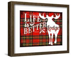 Better at the Lodge-null-Framed Giclee Print