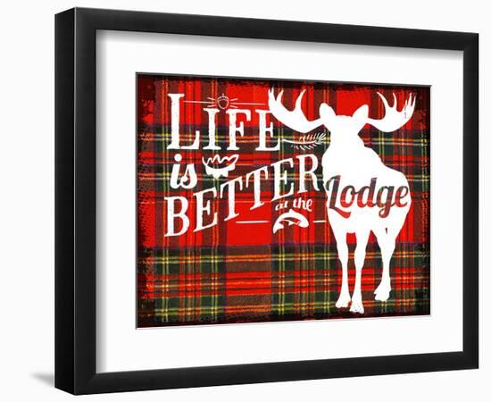 Better at the Lodge-null-Framed Giclee Print