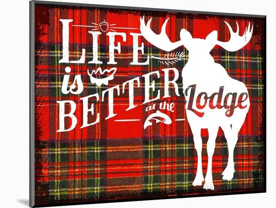 Better at the Lodge-null-Mounted Giclee Print