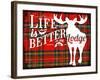 Better at the Lodge-null-Framed Giclee Print