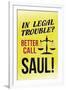 Better Call Saul! Television-null-Framed Art Print