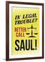 Better Call Saul! Television-null-Framed Art Print