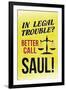 Better Call Saul! Television-null-Framed Art Print