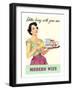 Better Living with your New Modern Wife-null-Framed Art Print