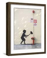 Better Out Than In-Banksy-Framed Giclee Print