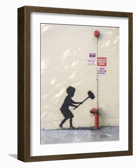 Better Out Than In-Banksy-Framed Giclee Print