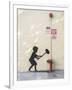 Better Out Than In-Banksy-Framed Premium Giclee Print