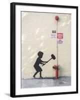 Better Out Than In-Banksy-Framed Giclee Print