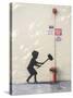 Better Out Than In-Banksy-Stretched Canvas