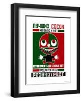 Better Pacifiers-Aleksandr Rodchenko-Framed Premium Giclee Print