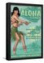 Bettie Page Aloha Lounge-null-Framed Poster