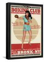 Bettie Page Boxing Club-null-Framed Poster