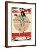 Bettie Page Boxing Club-null-Framed Poster