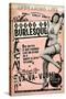 Bettie Page House of Burlesque by Retro-A-Go-Go Poster-null-Stretched Canvas