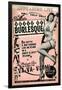 Bettie Page House of Burlesque by Retro-A-Go-Go Poster-null-Framed Poster