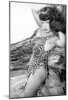 Bettie Page Jungle Bettie Pin-Up-null-Mounted Poster