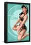 Bettie Page Love Bettie Pin-Up-null-Framed Poster