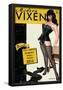 Bettie Page Modern Vixen Pin-Up-null-Framed Poster