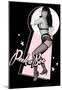 Bettie Page Peek-A-Boo Pin-Up-null-Mounted Poster