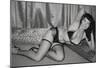 Bettie Page Queen Of Pin-Up-null-Mounted Poster