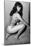 Bettie Page Vixen Pin-Up-null-Mounted Poster