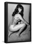 Bettie Page Vixen Pin-Up-null-Framed Poster