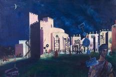 Ben Hur, Night Filming at Cinecitta, 1962-Bettina Shaw-Lawrence-Framed Giclee Print