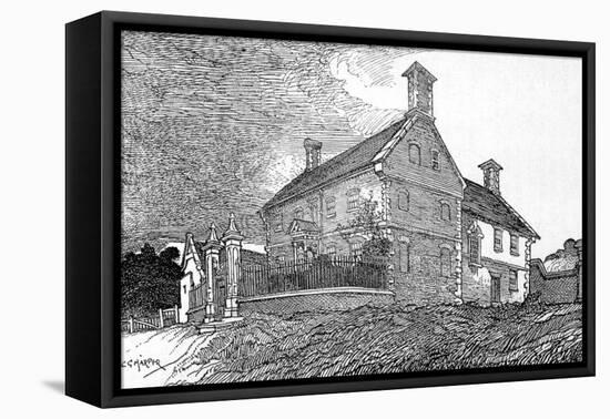 Bettiscombe Manor House-Charles Harper-Framed Stretched Canvas