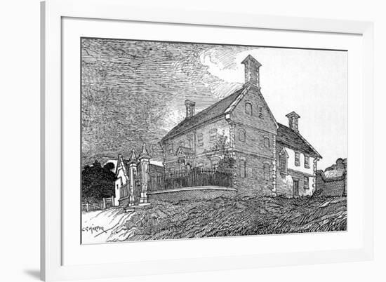 Bettiscombe Manor House-Charles Harper-Framed Art Print