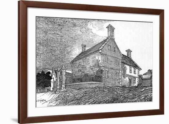 Bettiscombe Manor House-Charles Harper-Framed Art Print