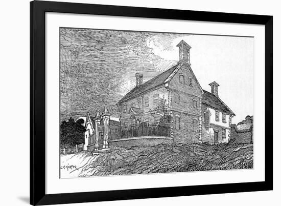 Bettiscombe Manor House-Charles Harper-Framed Art Print