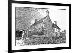 Bettiscombe Manor House-Charles Harper-Framed Art Print