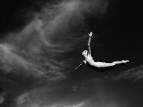 Woman Performing Swan Dive-Bettmann-Photographic Print