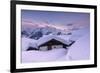 Bettmeralp at Sunset, canton Valais, Switzerland.-ClickAlps-Framed Photographic Print