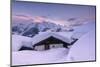 Bettmeralp at Sunset, canton Valais, Switzerland.-ClickAlps-Mounted Photographic Print