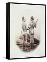 Betto or Groom, Tattooed a La Mode, 19th Century-Felice Beato-Framed Stretched Canvas