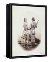 Betto or Groom, Tattooed a La Mode, 19th Century-Felice Beato-Framed Stretched Canvas