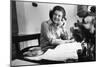Betty Ford Works at Her Desk in the White House, 1974-76-null-Mounted Photo