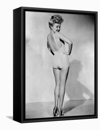 Betty Grable, World War II Pin-Up Picture, 1943-null-Framed Stretched Canvas