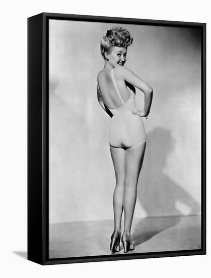 Betty Grable, World War II Pin-Up Picture, 1943-null-Framed Stretched Canvas