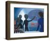 Betty Hill Abducted Aboard an Alien UFO-Michael Buhler-Framed Photographic Print