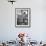 Betty Jane Baldwin Sitting on Fence and Looking at Official Board at Warrenton Horse Show-Martha Holmes-Framed Photographic Print displayed on a wall