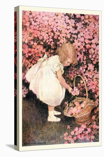 Betty's Posy Shop-Jessie Willcox-Smith-Stretched Canvas