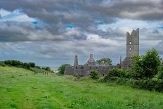 Meditative passageway is part of Moyne Abbey, one of the largest and most intact abbeys in Ireland.-Betty Sederquist-Framed Photographic Print