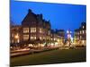 Bettys and Parliament Street at Dusk, Harrogate, North Yorkshire, Yorkshire, England, United Kingdo-Mark Sunderland-Mounted Photographic Print