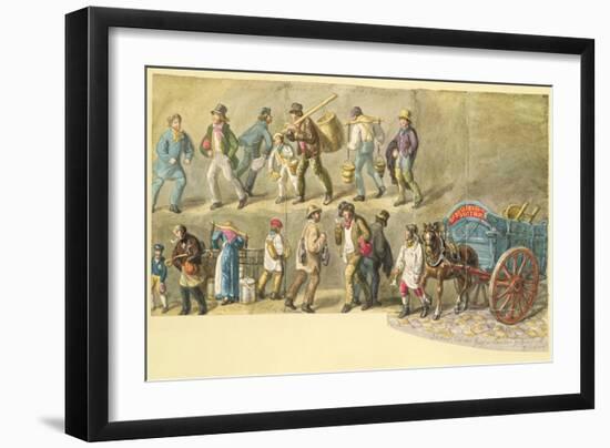 Between 6 and 7 O'Clock in the Morning, Summer-George The Elder Scharf-Framed Giclee Print