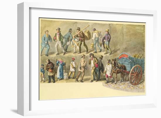 Between 6 and 7 O'Clock in the Morning, Summer-George The Elder Scharf-Framed Giclee Print